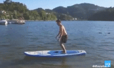 Umorismo -  Fun Sportivo Paddle Cadute - Fail 