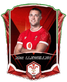 Sports Rugby - Joueurs Pays de Galles Equipe 2025 Max LLEWELLYN 