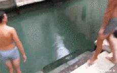 Humor -  Fun MENSCHEN Treppe Fail Serie 01 