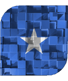 Bandiere Africa Somalia Quadrato 