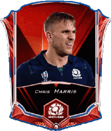Sports Rugby - Joueurs Ecosse Chris Harris 