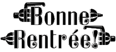 Nachrichten Französisch Bonne Rentrée Transparenter Hintergrund 04 