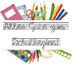 Mensajes Alemán Alles Gute zum Schulbeginn Fondo transparente 003 