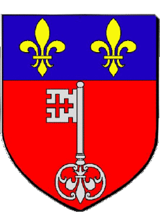 Blasón-Banderas Francia Departamentos - Ciudades 49 ANGERS 