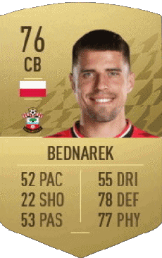 Multimedia Vídeo Juegos F I F A - Jugadores  cartas Polonia Jan Bednarek 