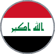 Fahnen Asien Irak Runde 
