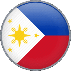 Bandiere Asia Filippine Tondo 