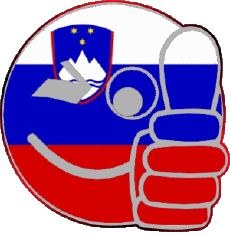 Flags Europe Slovenia Smiley - OK 