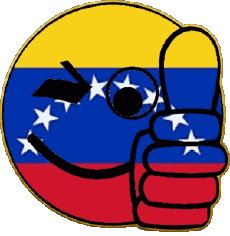 Flags America Venezuela Smiley - OK 