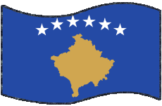 Banderas Europa Kosovo Rectángulo 