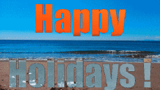 Nachrichten Englisch Happy Holidays Animierter Hintergrund 001 