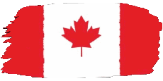 Banderas América Canadá Rectángulo 