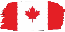 Drapeaux Amériques Canada Rectangle 