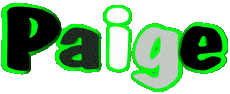 Nombre FEMENINO - UK - USA - IRL - AUS - NZ P Paige 
