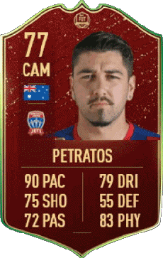 Multi Média Jeux Vidéo F I F A - Joueurs Cartes Australie Dimitri Petratos 