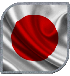 Flags Asia Japan Square 