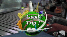 Messages English Good Trip Animated Background 004 