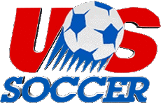 Logo 1991-Sports FootBall Equipes Nationales - Ligues - Fédération Amériques USA Logo 1991