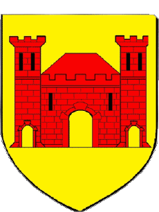 Blasón-Banderas Francia Departamentos - Ciudades 08 REVIN Blasón