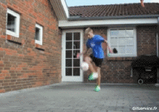 Humor -  Fun Sports Soccer Juggling Fail 