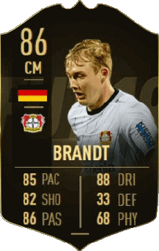 Multimedia Videogiochi F I F A - Giocatori carte Germania Julian Brandt 