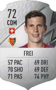 Videospiele F I F A - Karten Spieler Schweiz Fabian Frei 