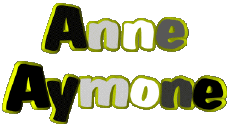 Nome FEMMINILE - Francia A Composto Anne Aymone 
