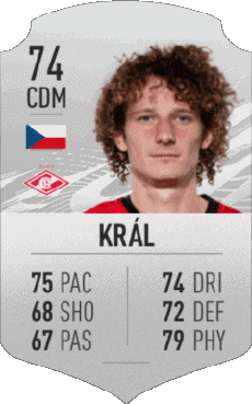 Multimedia Vídeo Juegos F I F A - Jugadores  cartas Republica checa Alex Král 