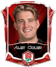Sportivo Rugby - Giocatori Inghilterra Squadra 2025 Alex Coles 