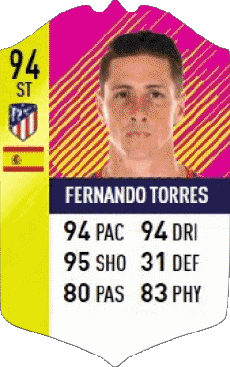 Multi Média Jeux Vidéo F I F A - Joueurs Cartes Espagne Fernando Torres 