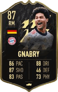 Multi Media Video Games F I F A - Card Players Germany Serge Gnabry 