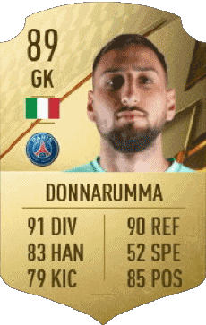 Multi Média Jeux Vidéo F I F A - Joueurs Cartes Italie Gianluigi Donnarumma 