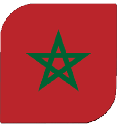 Flags Africa Morocco Square 