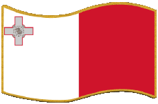 Flags Europe Malta Rectangle 
