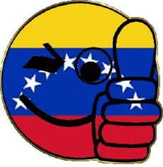 Drapeaux Amériques Vénézuéla Smiley - OK 