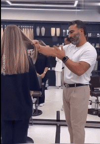 Humour - Fun PERSONNAGES Coiffeur Cheveux Serie 01 