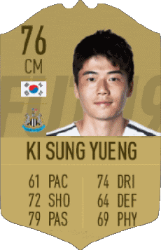 Multimedia Videogiochi F I F A - Giocatori carte Corea del Sud Ki Sung Yueng 