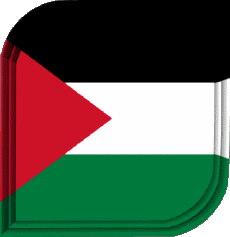 Drapeaux Asie Palestine Carré 