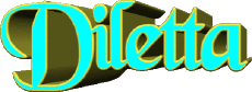 Prénoms FEMININ - Italie D Diletta 