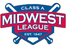 Sports Baseball U.S.A - Midwest League Logo 