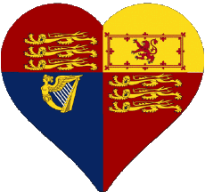 Drapeaux Europe Royaume Uni Étendard royal 