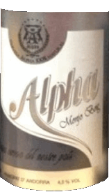 Getränke Bier Andorra Alpha Cerveza 