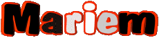 Nome FEMMINILE - Maghreb Musulmano M Mariem 