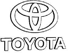 Transport Wagen Toyota Logo 