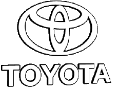 Transports Voitures Toyota Logo 