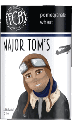 Major Tom&#039;s-Bebidas Cervezas USA FCB - Fort Collins Brewery 