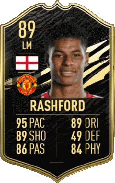 Multimedia Vídeo Juegos F I F A - Jugadores  cartas Angleterre Marcus Rashford 