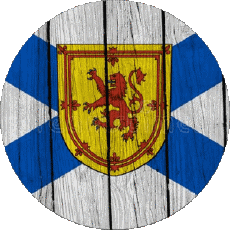 Flags Europe Scotland Round 