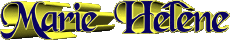Nombre FEMENINO - Francia M Compuesto Marie Hélène 