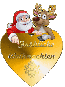 Mensajes Alemán Fröhliche  Weihnachten Serie 06 